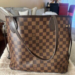 Louie Vutton Neverfull MM Damier Ebene